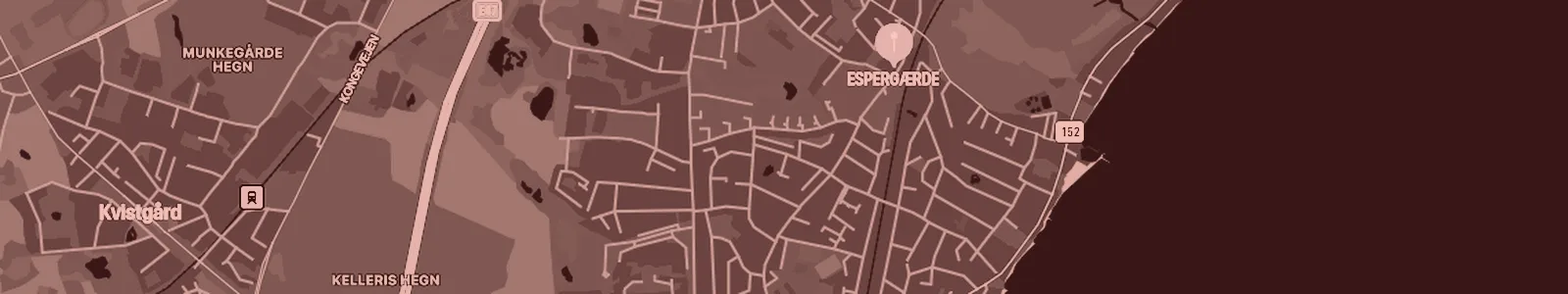 Kort over Espergærde — Soundboks-udlejning med levering i hele området