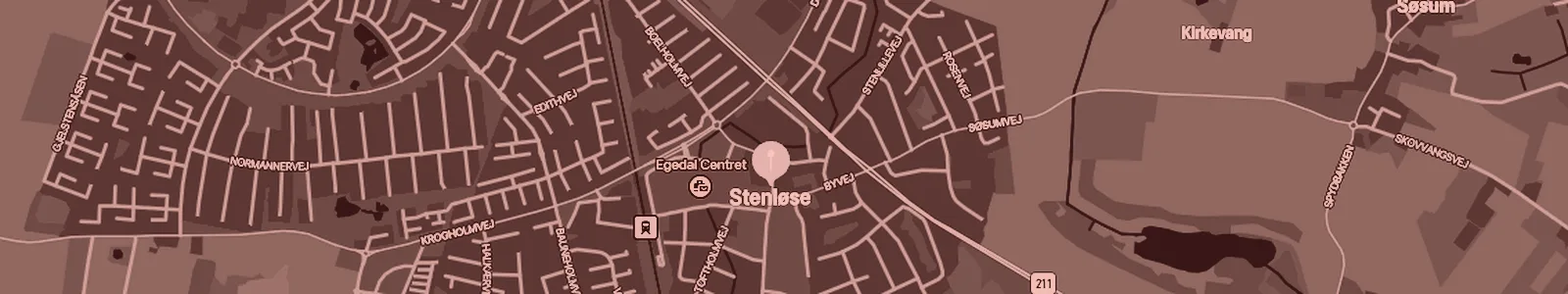 Kort over Stenløse — Soundboks-udlejning med levering i hele området